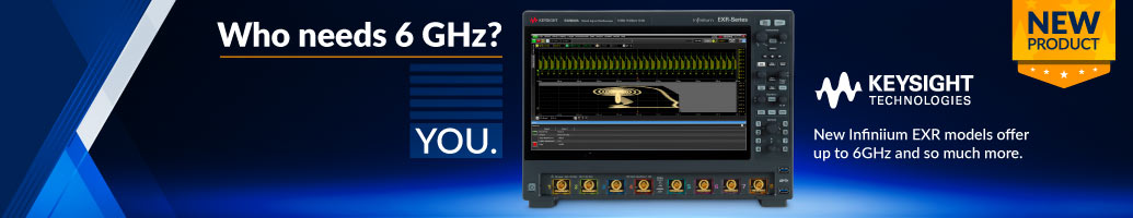 New EXR Series! Higher-Performing Keysight Infiniium Oscilloscopes
